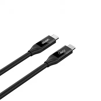 Cavo USB-C Unitek C14100ABK01-2M – 2 m, 100 W Power Delivery, 40 Gbit/s dati