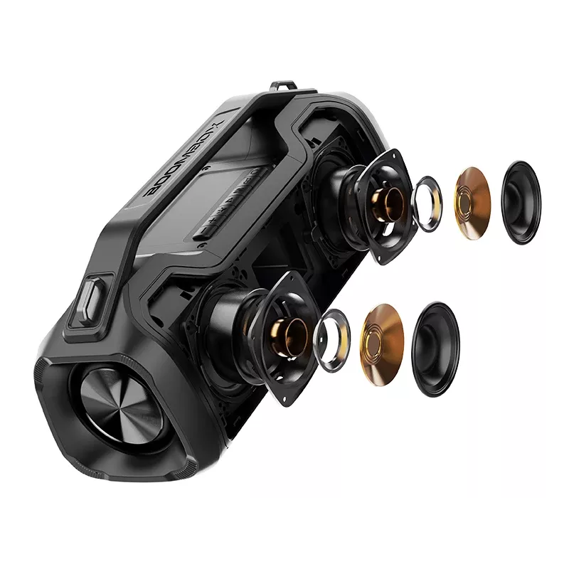 Altoparlante stereo portatile TRACER BigBoy TWS Bluetooth 40 W RMS, Bluetooth 5.3, batteria 12 h, nero