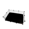 Gabbia modulare C&C 3x2 110x75 cm per porcellini d'India, ricci, nero