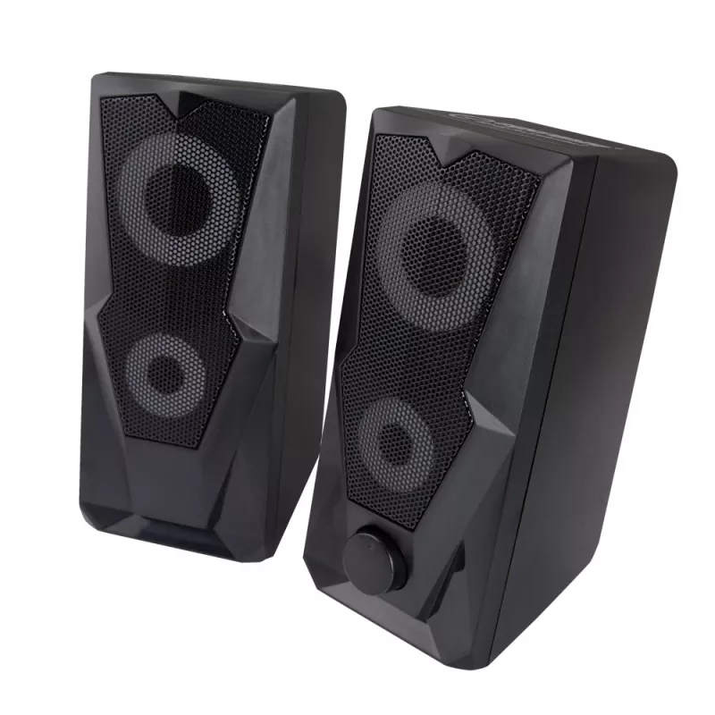 Diffusore ESPERANZA BAILA 6 W diffusore da scaffale con filo, 6 W RMS, 160–20000 Hz, 3 Ω, USB e 3,5 mm, coppia
