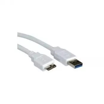 VALUE - cavo USB - USB Type-A 9 pin (M) - Micro-USB Type-B 10 pin (M) - 15 cm (USB 3.0) - bianco (11.99.8876)