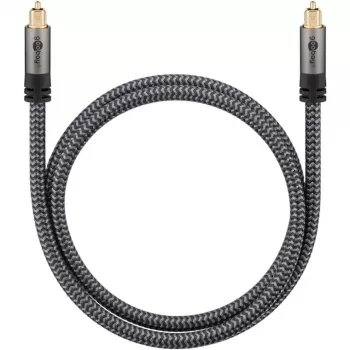 Cavo Toslink Plus (nero/argento, 5 metri)