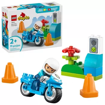 LEGO DUPLO 10471 Moto della polizia blu