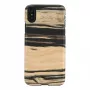 Custodia per smartphone man and wood per iPhone X/XS – ebano bianco nero