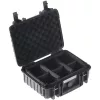 Valigetta B&W Type 1000 nera con inserto imbottito rimovibile