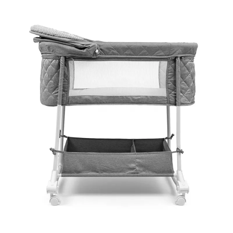 Lettino co-sleeping milly mally Dream On Stone 5431 con funzione regolabile in altezza e materasso morbido