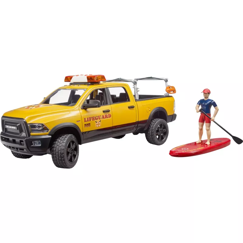 Veicolo di soccorso giocattolo con figura BRUDER 02506 — plastica ABS, età consigliata 4+