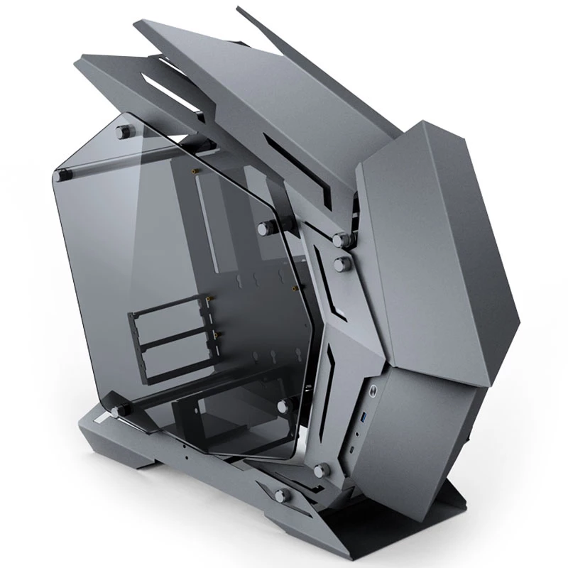 Jonsbo MOD3 Mini micro-ATX tower showcase vetro temperato - grigio - tower