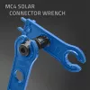 Set di attrezzi solari Qoltec compatibile con connettori MC4 | pinza crimpatrice + spellafili automatica