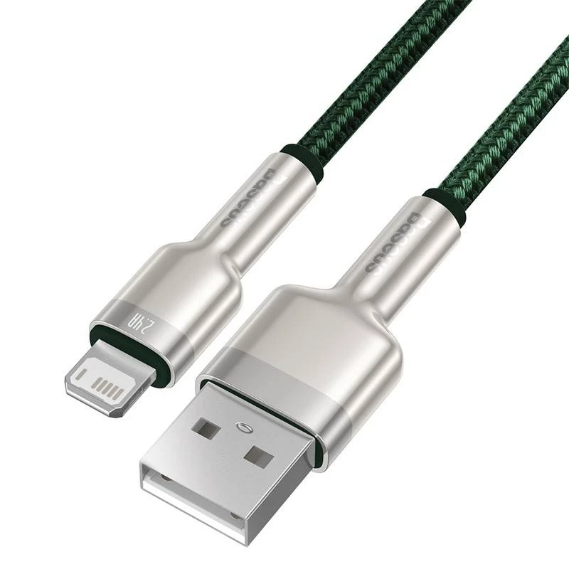 Cavo USB-A a Lightning Baseus 1 m, verde