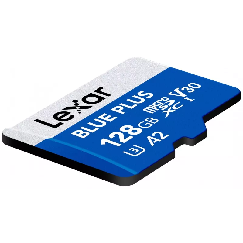 Scheda di memoria MicroSDXC Lexar BLUE PLUS 128 GB UHS‑I U3 V30 170 MB/s