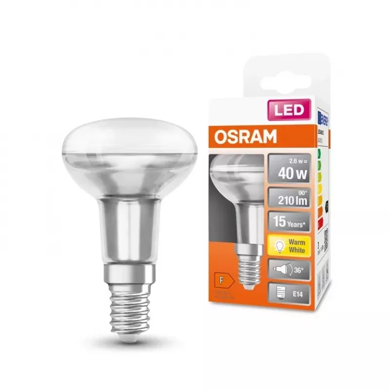 Lampada LED Osram STAR 2,6 W E14 bianco caldo 2700 K 210 lm