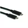 Cavo ROLINE USB3.2Gen2 PD 20V5A Type-C-C ST/ST 0,5 m - cavo - digitale/dati - 0,5 m (11.99.9057)
