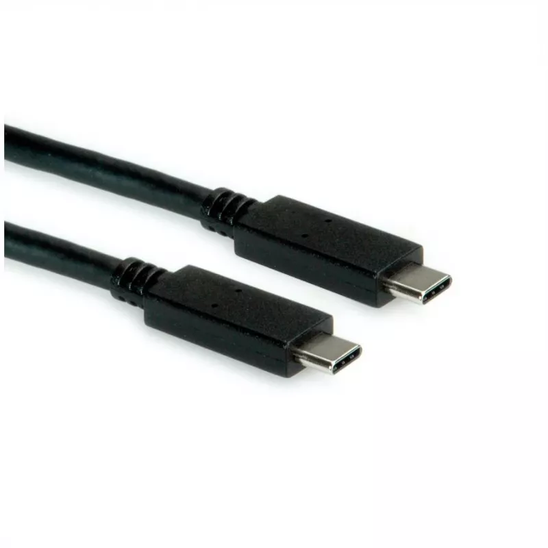 Cavo ROLINE USB3.2Gen2 PD 20V5A Type-C-C ST/ST 0,5 m - cavo - digitale/dati - 0,5 m (11.99.9057)