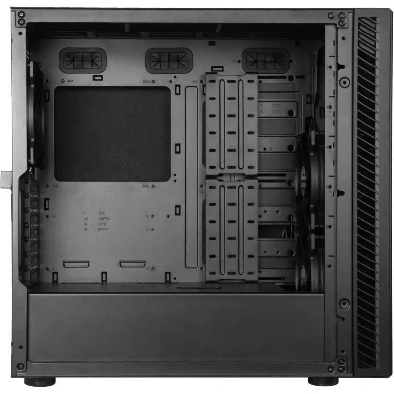 Case SilverStone SETA Q1 Midi Tower, nero