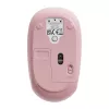 Mouse wireless Baseus F01B Tri-Mode 2.4G BT5.0 1600 DPI (rosa)