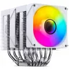 Jonsbo CR-1400 DV2 dissipatore ad aria per CPU, 2 x 92 mm, bianco