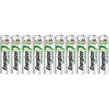 Energizer batteria ricaricabile Mignon (AA) NiMH Power-Plus HR06 2000 mAh 1.2 V 10 pz. (E300626800)