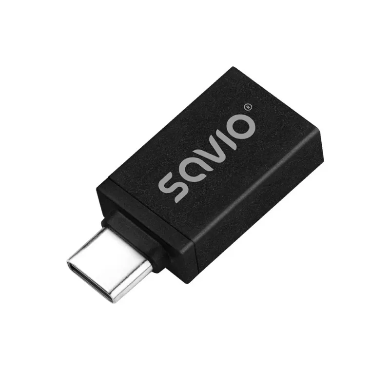 Adattatore per cavo video Savio AK-80 0m USB Type-A USB Type-C nero