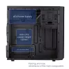 Akyga AK17BK case tower Micro-ATX, 2x USB 3.0, senza alimentatore, nero