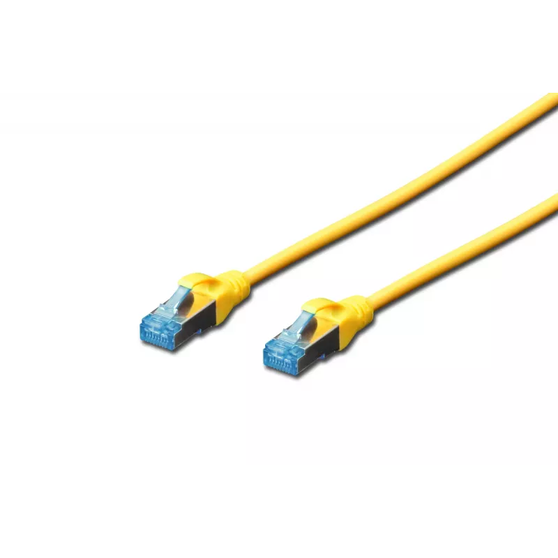 Cavo di rete Digitus CAT 5e SF/UTP cavo patch RJ45 5m giallo