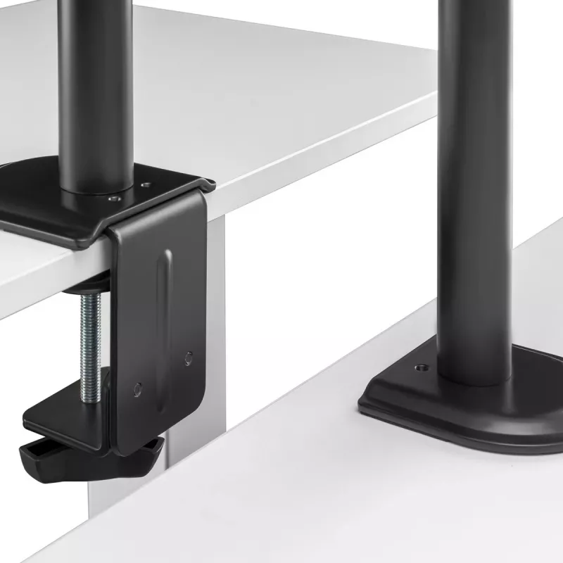 Supporto da tavolo Maclean per 2 monitor, VESA 75x75 e 100x100, 17-32, 2x 9kg, MC-754N
