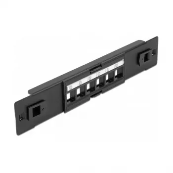 Patch panel Keystone 6 porte DeLOCK 66819