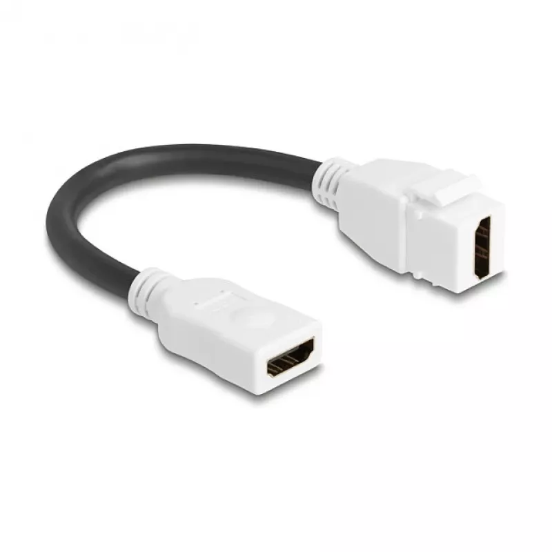 Cavo HDMI DeLOCK 90684 HDMI tipo A standard 0,2 m bianco