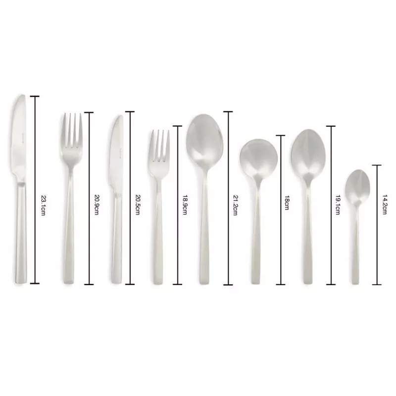 Set posate Salter BW124271EU7 — 44 pezzi, acciaio inox, lavabile in lavastoviglie