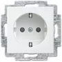 Presa Busch-Jaeger tipo F 2P+E 16 A 250 V bianco