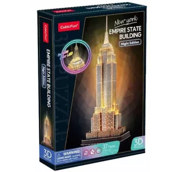 Empire State Building - puzzle 3D luminoso da 37 pezzi
