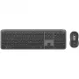 Logitech 920-012483 tastiera mouse inclusi Office RF Wireless + Bluetooth QWERTZ tedesco Graphite