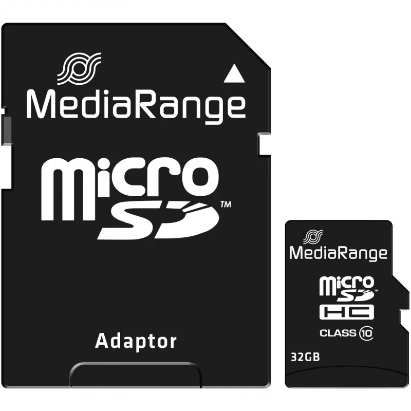 Micro SDHC 32GB C10/MIT con adattatore MR959 MEDIARANGE