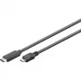 Wentronic Goobay cavo USB 2.0 connettore maschio micro (Type-B) > connettore maschio USB-C, 0,6 m - USB 2.0 HighSpeed (67992)