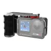 Custodia di protezione in metallo con impugnatura Puluz per DJI Osmo Action 5 Pro / Action 4 / Action 3