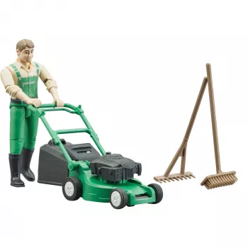 Set giocattolo BRUDER 62103 — figure in ABS multicolori e accessori, età consigliata 4+