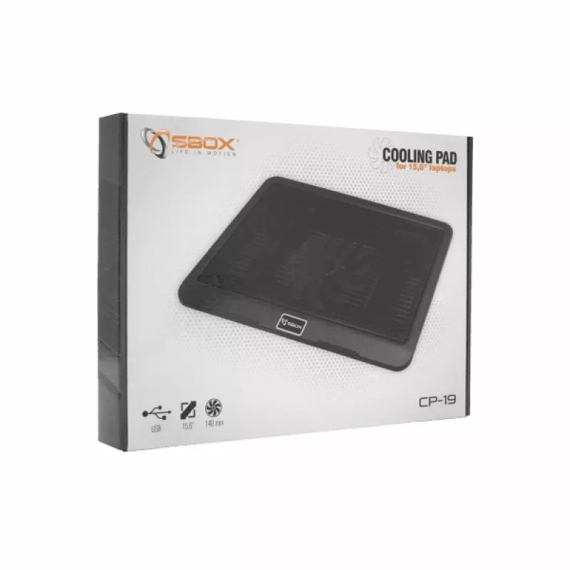 Base raffreddante Sbox CP-19 per notebook 15,6