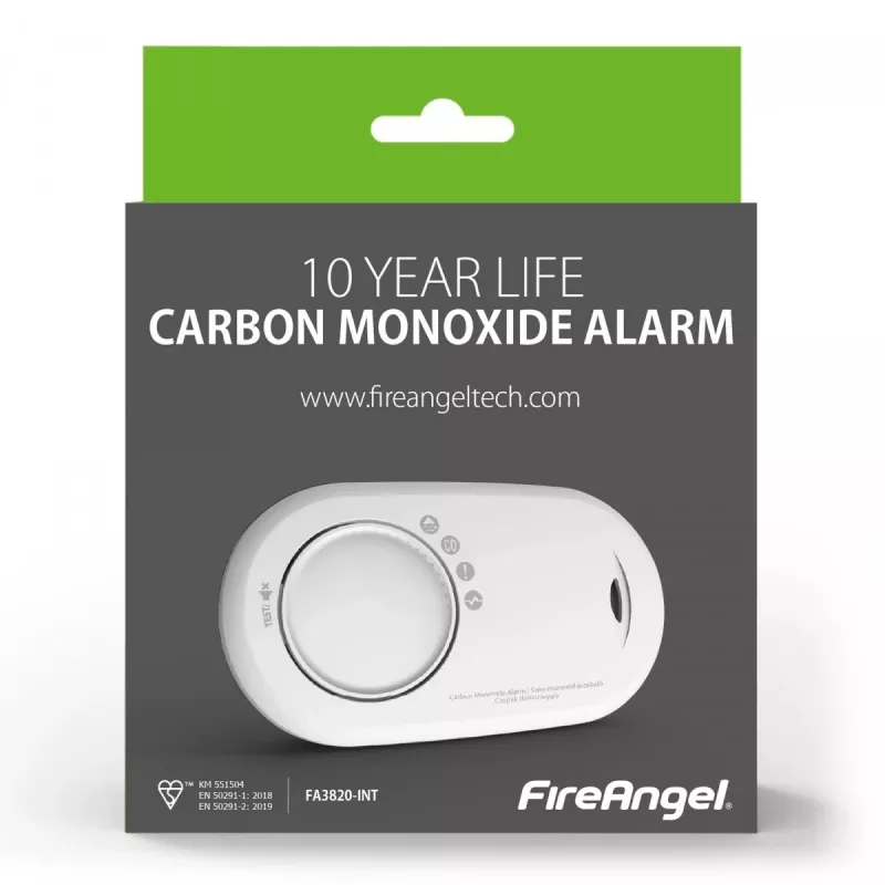 Rilevatore di monossido di carbonio Fire Angel FA3820-INT