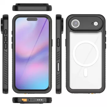 Cover 4smarts iPhone 17 Air 16,8 cm nero trasparente