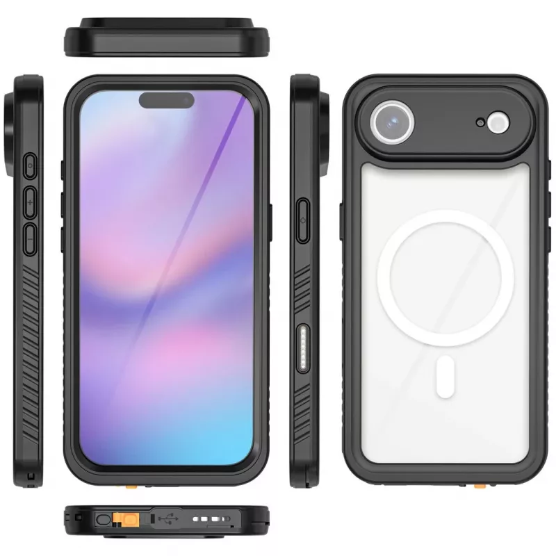 Cover 4smarts iPhone 17 Air 16,8 cm nero trasparente