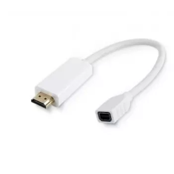 Microconnect HDMMDP cavo adattatore video 0,1 m HDMI Type-A (standard) Mini DisplayPort bianco