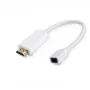MicroConnect HDMMDP adattatore attivo da Mini DisplayPort a HDMI, Mini DP femmina – HDMI maschio, 0,1 m, bianco