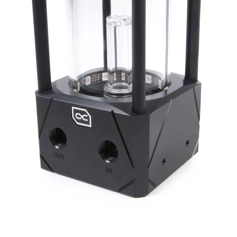 Alphacool Eisbecher Aurora D5 150 mm serbatoio con pompa VPP Apex D5, acetale/vetro (13327)