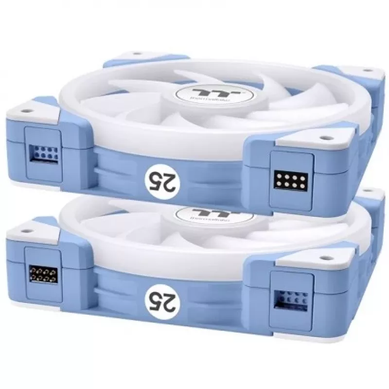 Thermaltake SWAFAN EX14 ARGB 140mm confezione da 3 ventole per case - blu ortensia