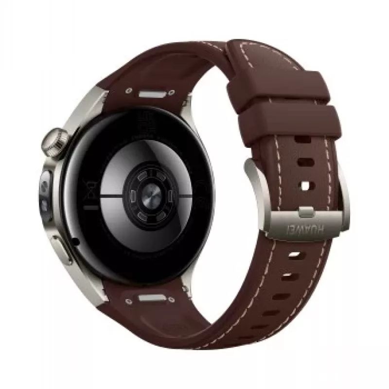 Huawei Watch 5 46 mm 55020EVY smartwatch, AMOLED da 1,5 pollici 466x466, GPS, NFC, 4G LTE, titanio, argento/marrone