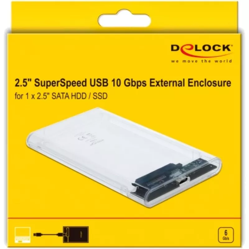 Case per HDD/SSD DeLOCK 42617