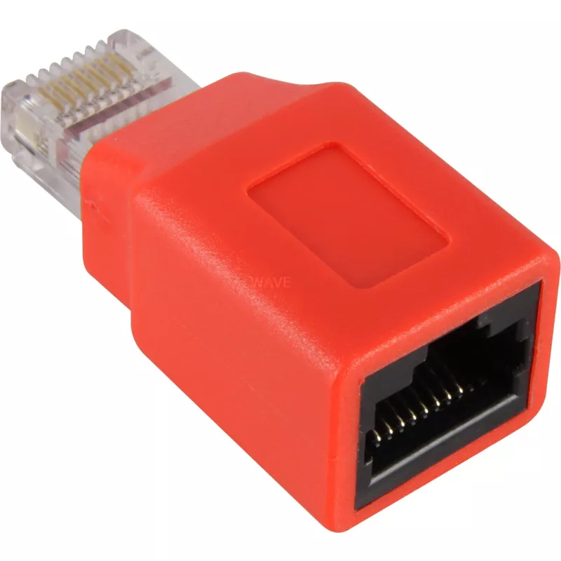 Wentronic Goobay CAT 5e connettore maschio/femmina RJ45, crossover - per reti 100-M (68912)