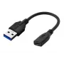 Microconnect USB3.0ACF02 Cavo USB USB 3.2 Gen 1 (3.1 Gen 1) 0,2 m USB A USB C nero