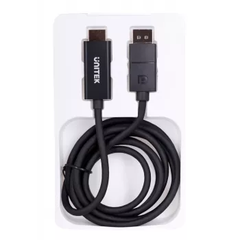 Cavo UNITEK DisplayPort 1.2, HDMI, 4K@60 Hz, 1,8 m, V1608A