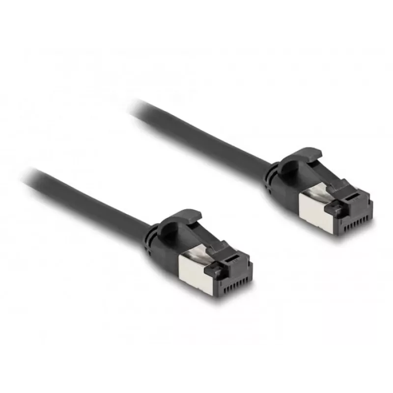Cavo di rete DeLOCK cavo RJ45 connettore maschio su connettore maschio Cat.8.1 2 m nero